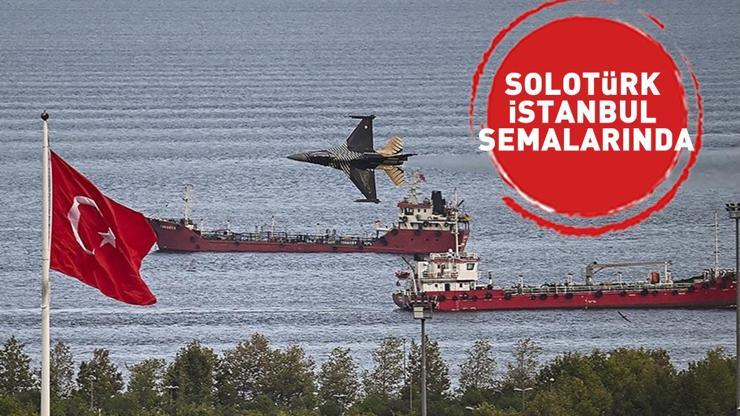 SOLOTÜRK İstanbul semalarında 30 Ağustos provası hayran bıraktı