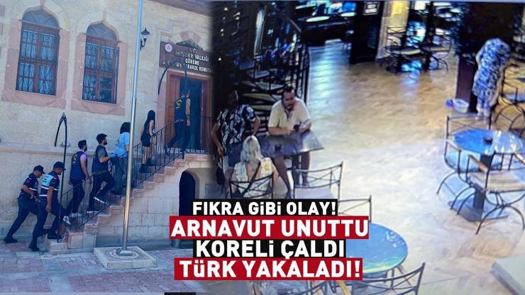 Fıkra gibi olay Arnavut unuttu, Koreli çaldı, Türk yakaladı