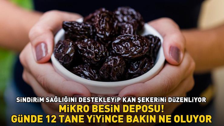 Sindirim sağlığını destekleyip kan şekerini düzenliyor Mikro besin deposu Günde 12 tane yiyince bakın ne oluyor