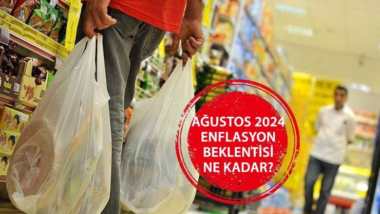 AĞUSTOS 2024 ENFLASYON BEKLENTİSİ… Bu ay enflasyon beklentisi ne kadar, yüzde kaç