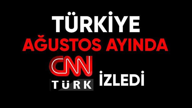 Türkiye ağustos ayında da CNN TÜRK izledi