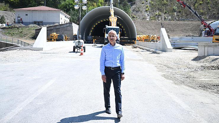 Bakan Uraloğlu: Bolu Dağı Tünelindeki çalışmaları 8 ya da 9 Eylüle kadar bitirmeyi hedefliyoruz