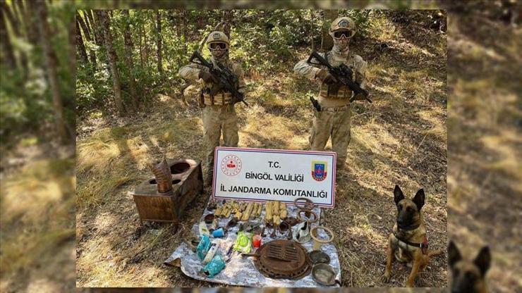 Bingölde terör örgütü PKK/KCKya ait sığınak bulundu