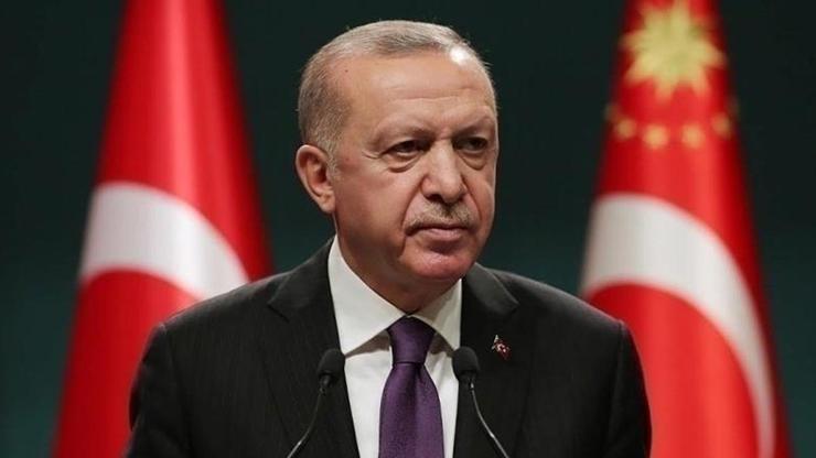 Cumhurbaşkanı Erdoğandan şehit ailesine taziye mesajı