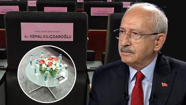 Kemal Kılıçdaroğlu, CHP tüzük kurultayına katılacak mı Salondaki sehpa detayına dikkat