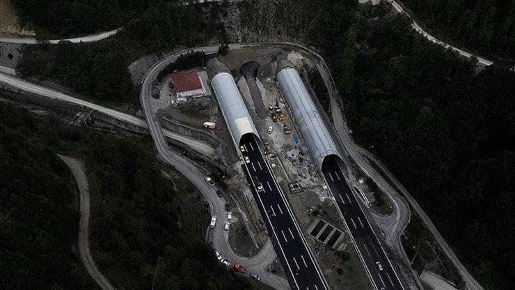 Çalışmalar tamamlandı Bolu Dağı Tüneli İstanbul yönü ulaşıma açıldı