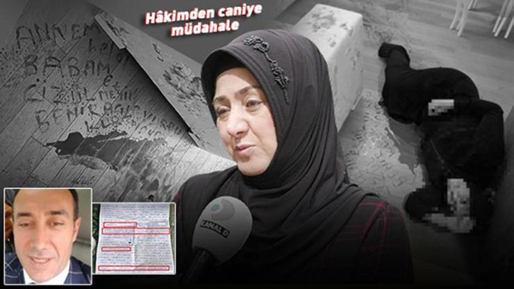 Nurtaç Cananın kabusu bitmiyor... KAN DONDURAN MEKTUP Hakim caniye müdahale etti