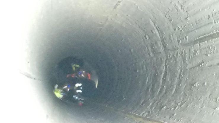 Belen’de 24 metrelik kuyuya düşen işçi kurtarıldı Belen’de 24 metrelik kuyuya düşen işçi kurtarıldı