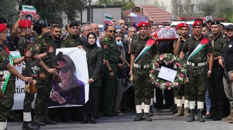 Ayşenur Ezgi için Batı Şeriada cenaze töreni