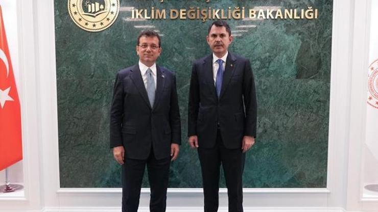 Bakan Kurum, İstanbul Büyükşehir Belediye Başkanı İmamoğlu’nu kabul etti