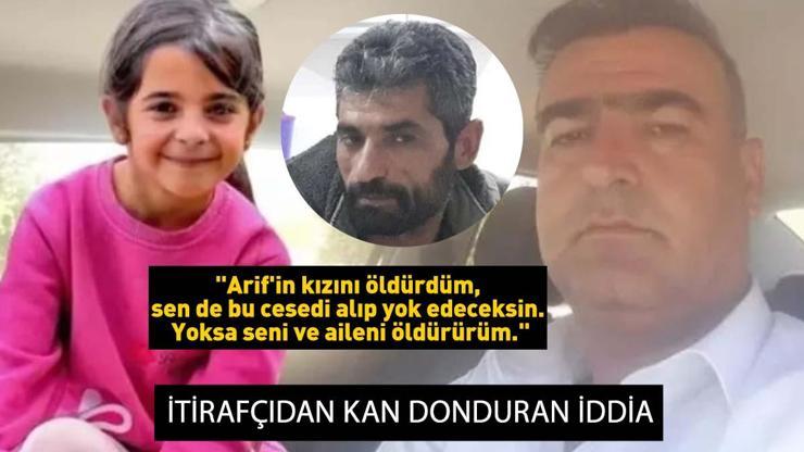 İtirafçıdan kan donduran iddia: Narinin amcası Salim Güran Arifin kızını öldürdüm. dedi O isim TUTUKLANDI