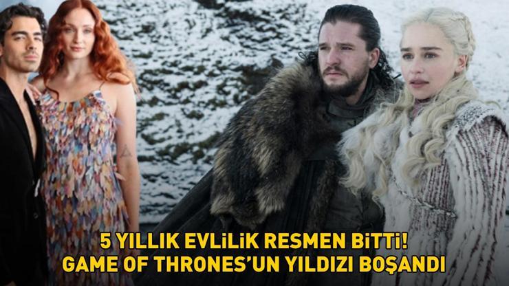 5 YILLIK EVLİLİK RESMEN BİTTİ Game of Thronesun Sansa Starkı Sophie Turner ve Joe Jonas resmen boşandı