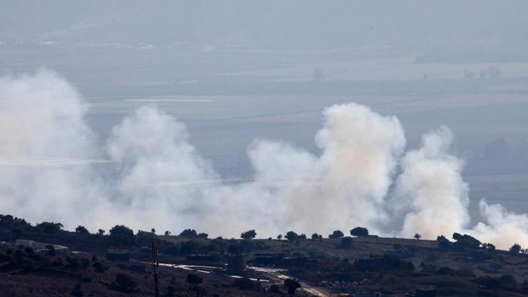 Lübnan’dan atılan füzeler, İsrail’in kuzeyinde yangına neden oldu