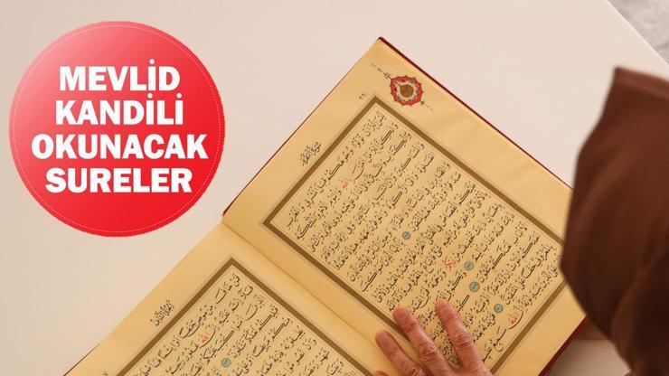 MEVLİD KANDİLİNDE OKUNACAK SURELER: Mevlid Kandili sureleri nelerdir Diyanet açıkladı