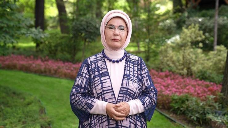 Emine Erdoğan, Kievdeki 4. Lider Eşleri Zirvesine video mesaj gönderdi