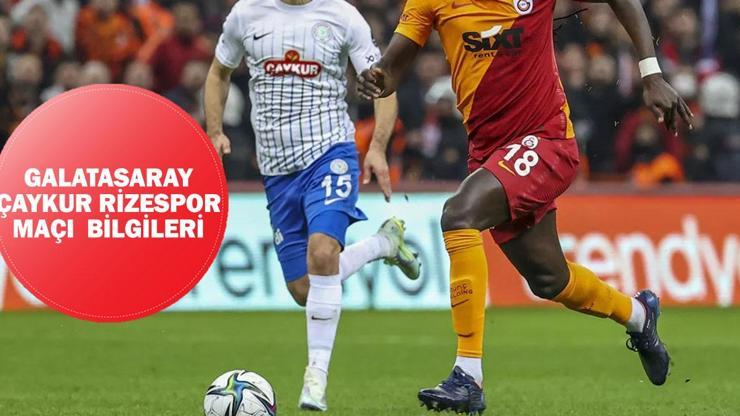 Galatasaray - Çaykur Rizespor maçı ne zaman, saat kaçta, hangi kanalda Süper Ligin 5. haftası