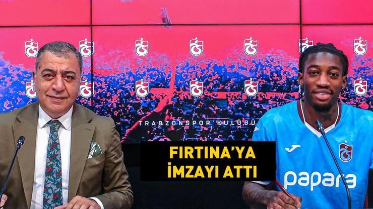 Trabzonspor’un yeni transferi Muhammed Cham, imzayı attı