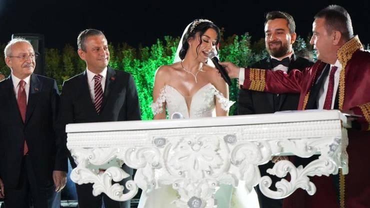 Özgür Özel ve Kemal Kılıçdaroğlu nikah şahidi oldu