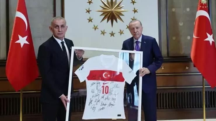 Cumhurbaşkanı Erdoğan TFF heyetini kabul etti