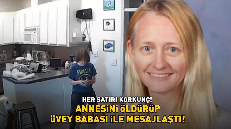 ANNESİNİ ÖLDÜRÜP ÜVEY BABASI İLE MESAJLAŞTI Bir ülke onu konuşuyor Her satırı korkunç