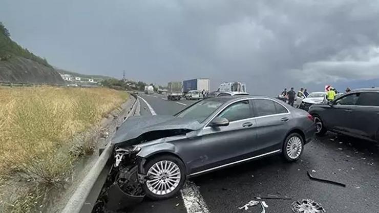 Anadolu Otoyolunda zincirleme trafik kazası