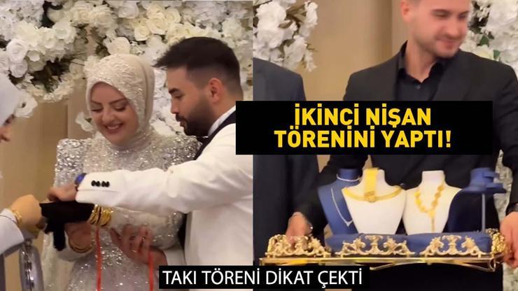 Kadir Ezildi ikinci nişanı yaptı Kayınvalidenin taktığı altınlar şaşırttı