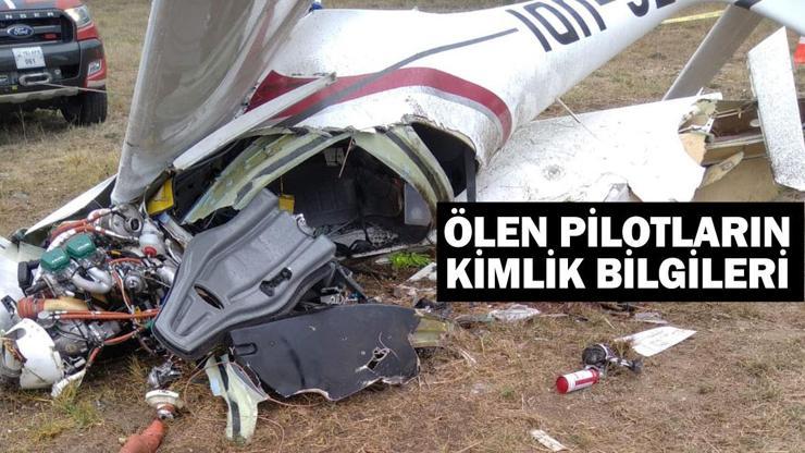 Bursa eğitim uçağı kazasında ölen pilotların kimlik bilgileri