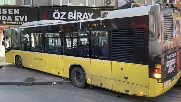 İETT otobüsü gelinlik mağazasına girdi