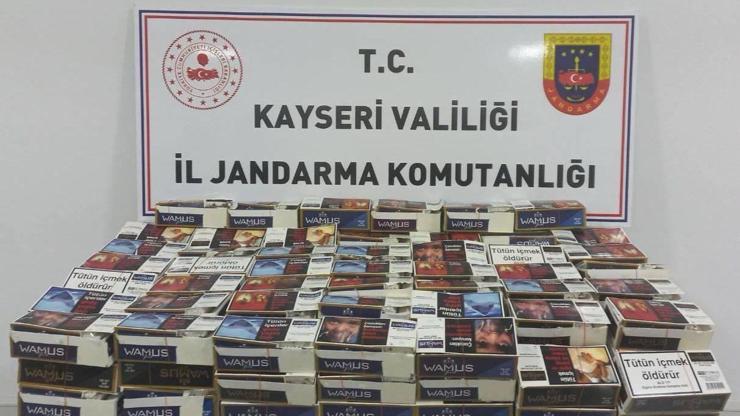 Kayseri'de sigara ticaretine 1 gözaltı Kayseri'de sigara ticaretine 1 gözaltı