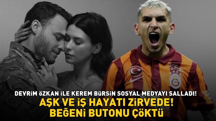 Galatasarayın yıldızı Lucas Torreiranın sevgilisi Devrim Özkan ve Kerem Bürsin sosyal medyayı salladı