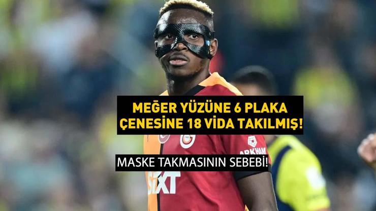 Osimhen neden maske takıyor Victor Osimhen yüzüne maske neden takar