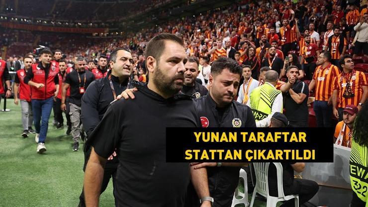 PAOK taraftarı, polisle dışarı çıkartıldı