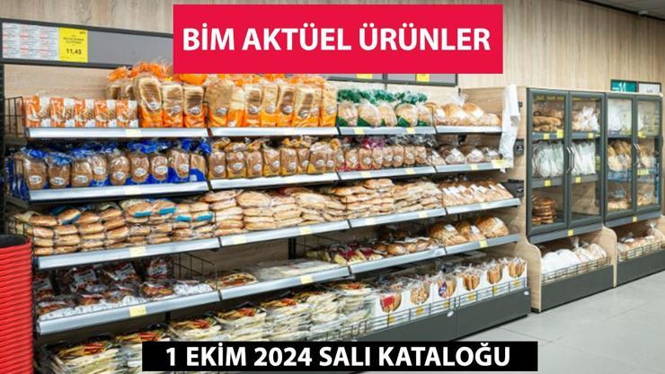 Raflarda BİM AKTÜEL 1 EKİM 2024 BİM kataloğu aktüel ürünleri neler