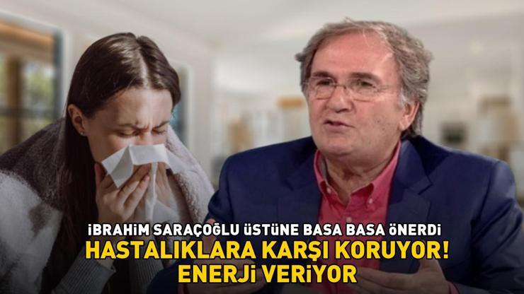 İbrahim Saraçoğlu üstüne basa basa önerdi ‘Grip ve nezleye karşı koruyor, enerji verip cilt sağlığını destekliyor’