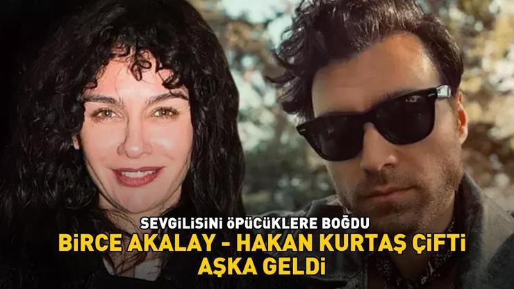 BİRCE AKALAY - HAKAN KURTAŞ ÇİFTİ AŞKA GELDİ Sevgilisini öpücüklere boğdu