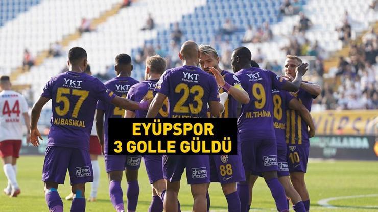 Eyüpspor, 3 puanı 3 golle aldı