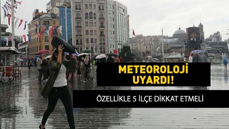 İstanbullular dikkat Yarın yağmur yağışı artarak devam edecek Şemsiyesiz çıkmayın