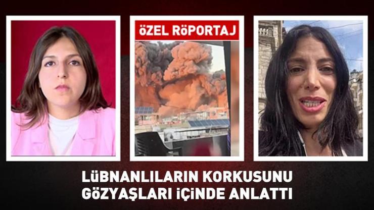 Lübnanlıların korkusunu gözyaşları içinde CNN TÜRKte anlattı | Video Haber