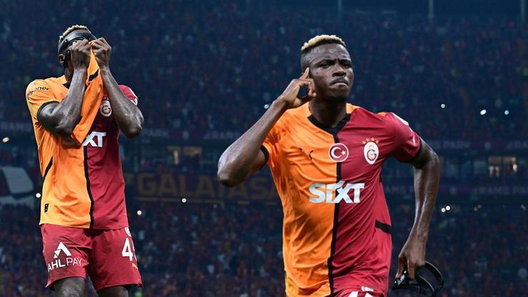 Galatasarayda Victor Osimhen, RFS maçında oynayacak mı Son durum belli oldu...