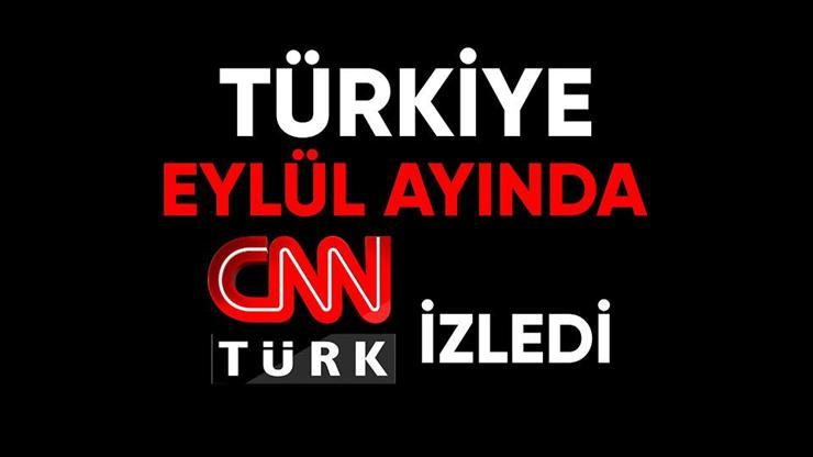 Türkiye eylül ayında da CNN TÜRK izledi