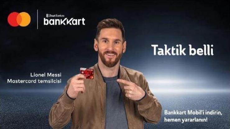 Ziraat Bankası ve Mastercarddan ünlü futbolcu Lionel Messili Bankkart iş birliği