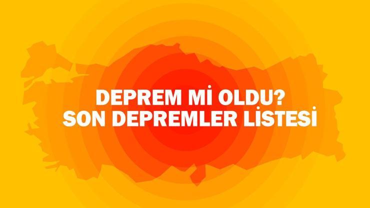 Deprem mi oldu 2 Ekim 2024 AFAD ve Kandilli Rasathanesi son depremler