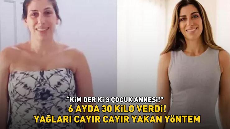 6 AYDA 30 KİLO VERDİ Yağları cayır cayır yakıp karnı dümdüz yapan yöntem Kim der ki 3 çocuk annesi