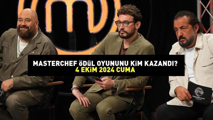 MASTERCHEF ÖDÜL OYUNU 4 EKİM 2024: MasterChef ödül oyununu kim kazandı Şeflerin değerlendirmesi sonucunda...