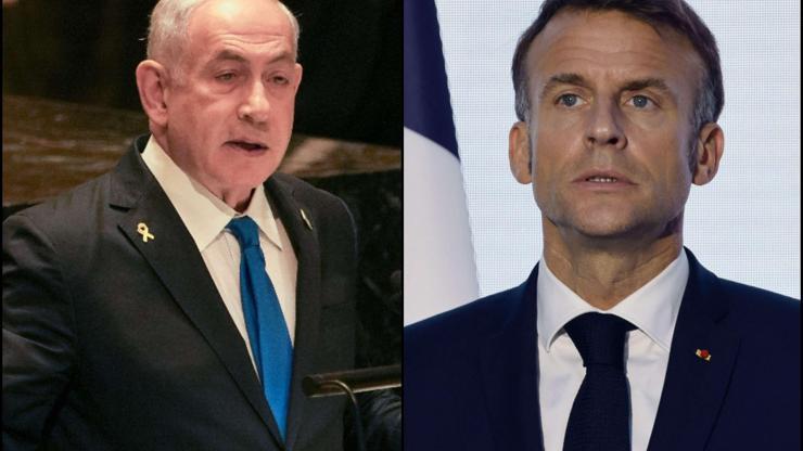 Netanyahu ve Macron arasında silah ambargosu kavgası