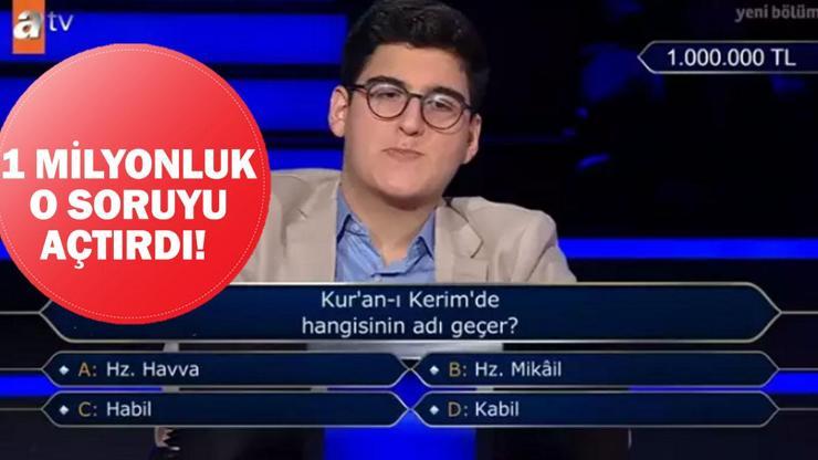 Kim Milyoner Olmak İsterde 1 milyon TL’lik o soru İşte Ramazan Çulhanın cevabı: 1 milyonu kazandı mı