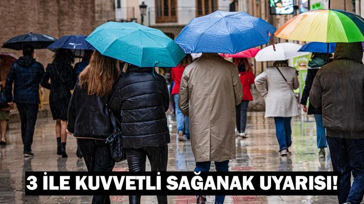 Bugün (8 Ekim) Hava Nasıl Olacak Meteoroloji’den 3 ile Kuvvetli Sağanak Uyarısı