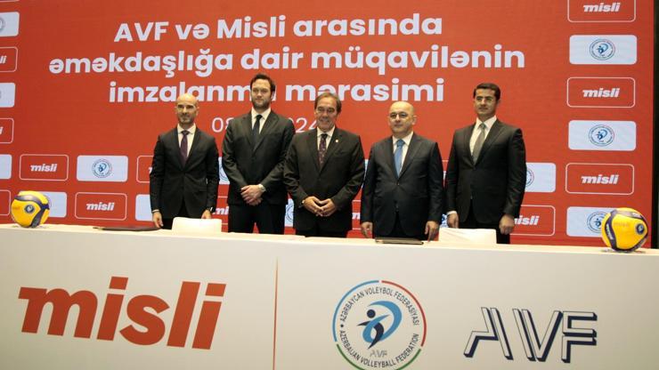 Misli, Azerbaycan futbolundan sonra voleybolunun da destekçisi oldu