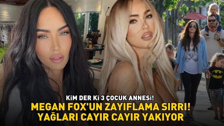 MEGAN FOXUN ZAYIFLAMA SIRRI Yağları cayır cayır yakıp karnı dümdüz yapıyor ‘Kim der ki 3 çocuk annesi’