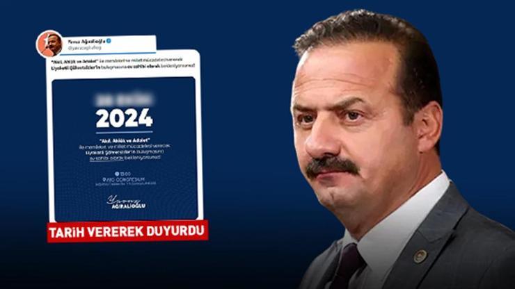 Yavuz Ağıralioğlu parti kuruyor Tarih vererek duyurdu